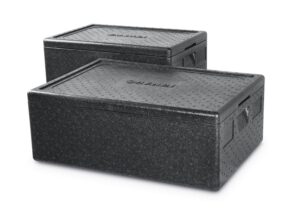 Termoizoliacinis konteineris Cam GoBox 46 L, Cambro, GN 1/1, Juodas, 600x400x(H)316mm