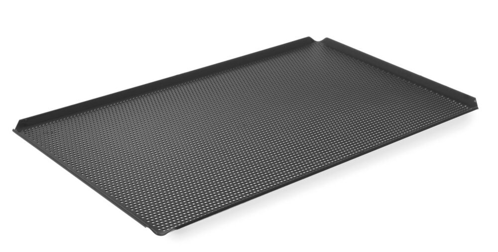 Perforuota kepimo skarda GN 1/1 su 4 borteliais, HENDI, 530x325x(H)10mm