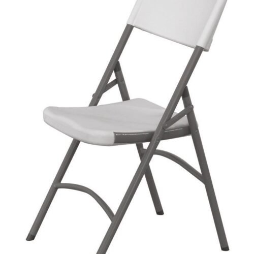 Kėdė išvažiuojamiesiems pokyliams, AmerBox, maks. apkrova 175 kg., Balta, 540x440x(H)840mm