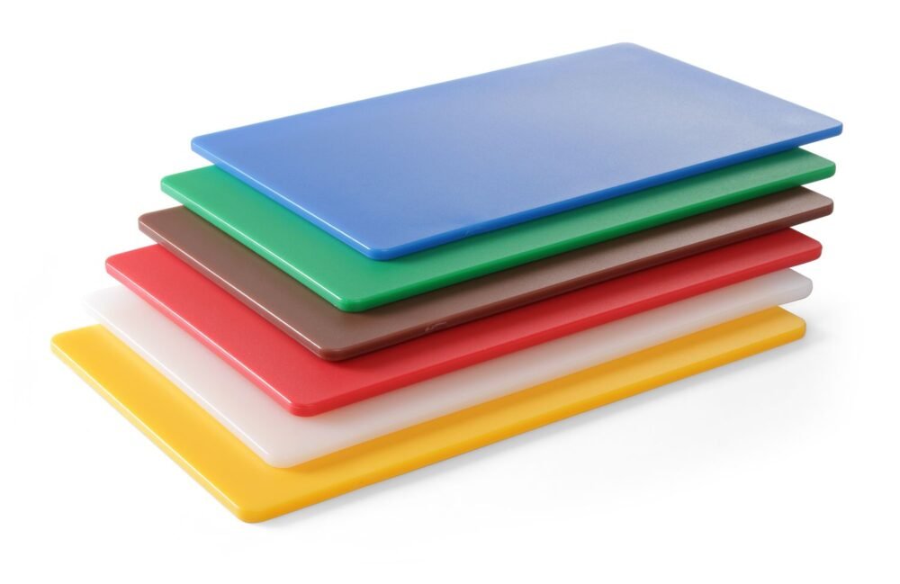 Pjaustymo lentos HACCP Gastronorm 1/1 – 6 spalvų rinkinys, HENDI, 6 vnt., 530x325mm