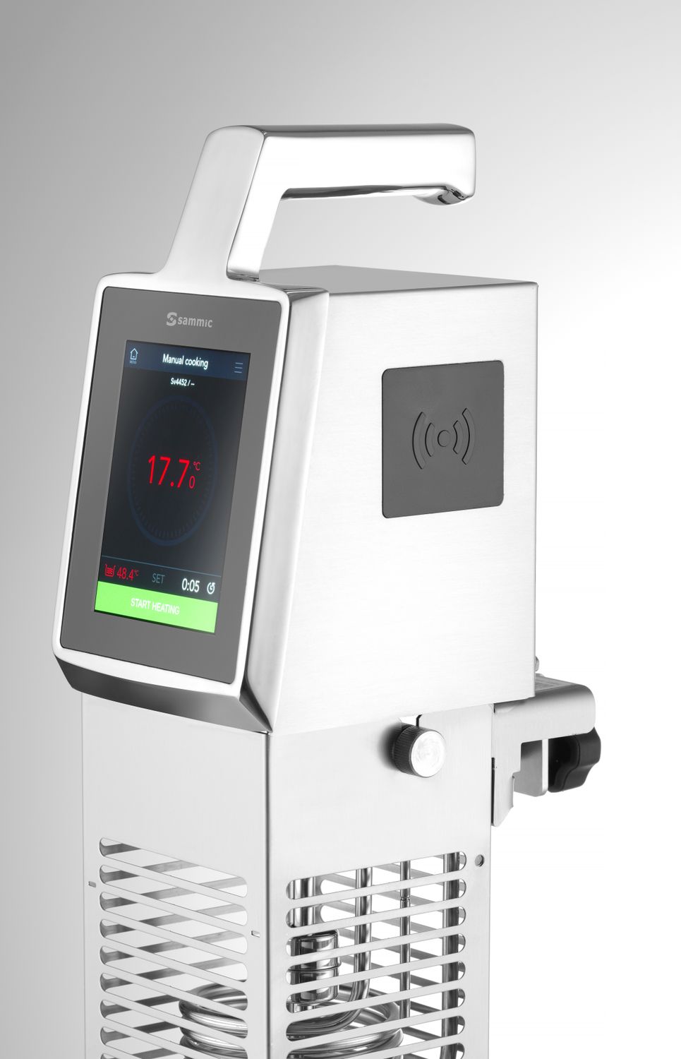 Panardinamas cirkuliatorius „sous vide“ gaminimui SmartVide X, Sammic, Sidabro, 230V/2000W, 125x148x(H)385mm