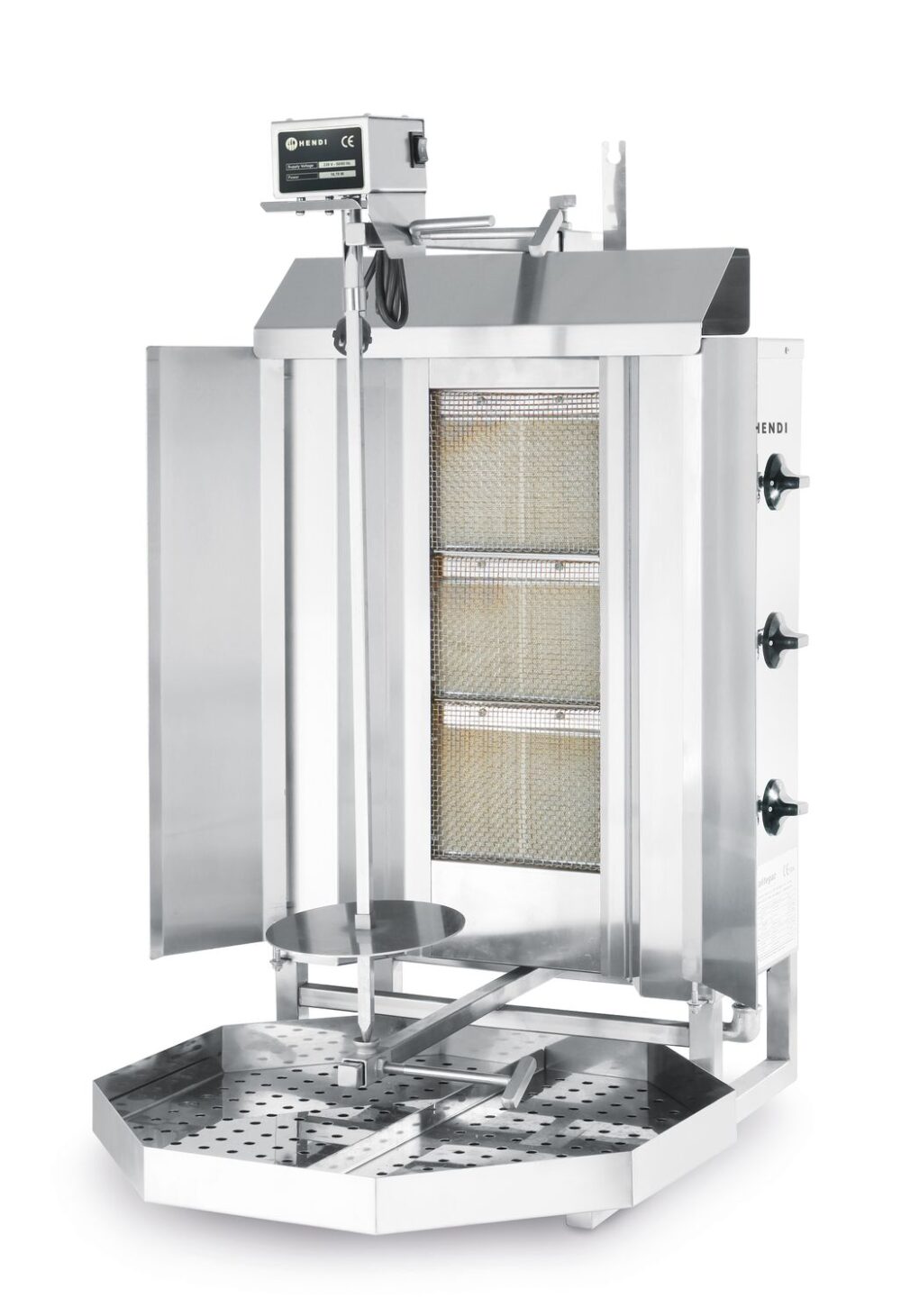 Dujinis kebabų grilis, HENDI, Profi Line, 9,75kW, 470x550x(H)960mm