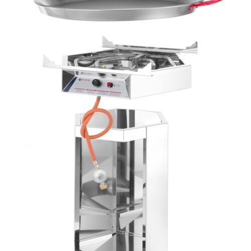 Dujinis grilis Fiesta 800, HENDI, 7kW, 800x800x(H)900mm