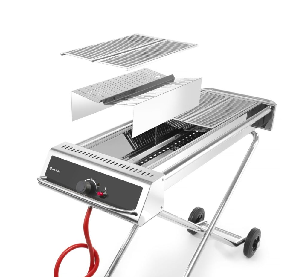 Dujinis grilis Xenon Pro, HENDI, 7,5kW, 1120x410x(H)900mm
