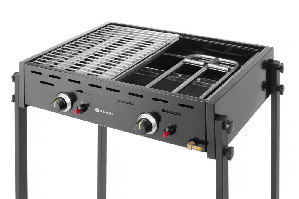 Juodos spalvos „Roast-Master Pro“, HENDI, Juodas, 11,6kW, 790x560x(H)900mm