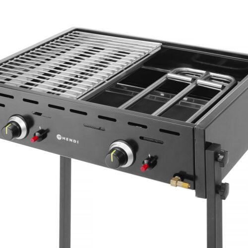 Juodos spalvos „Roast-Master Pro“, HENDI, Juodas, 11,6kW, 790x560x(H)900mm