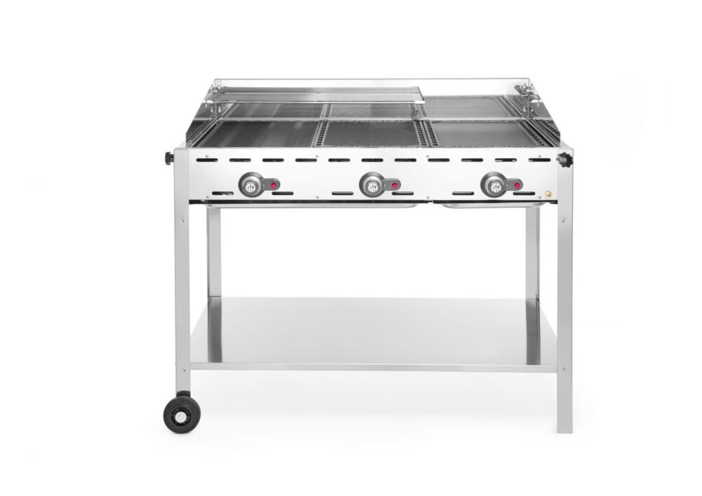 Dujinis 3 degiklių grilis Grill Green Fire Profi, HENDI, Profi Line, 17,4kW, 1078x612x(H)825mm
