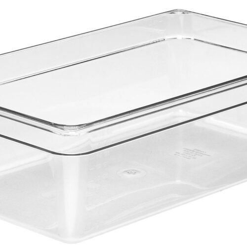 Konteineris Camwear GN 1/1 iš polikarbonato, Cambro, GN 1/1, 19,5L, Permatomas, 325x530x(H)150mm