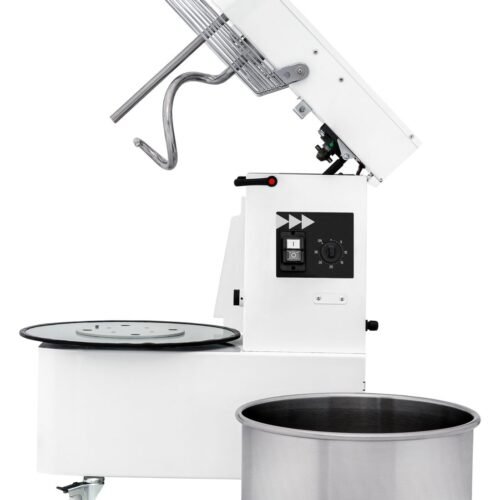 Spiralinė tešlos maišyklė su pakeliama galvute ir nuimamu dubeniu, 22 l, Prismafood, 56 kg/h, 22L, 400V/750W, 390x670x(H)735mm