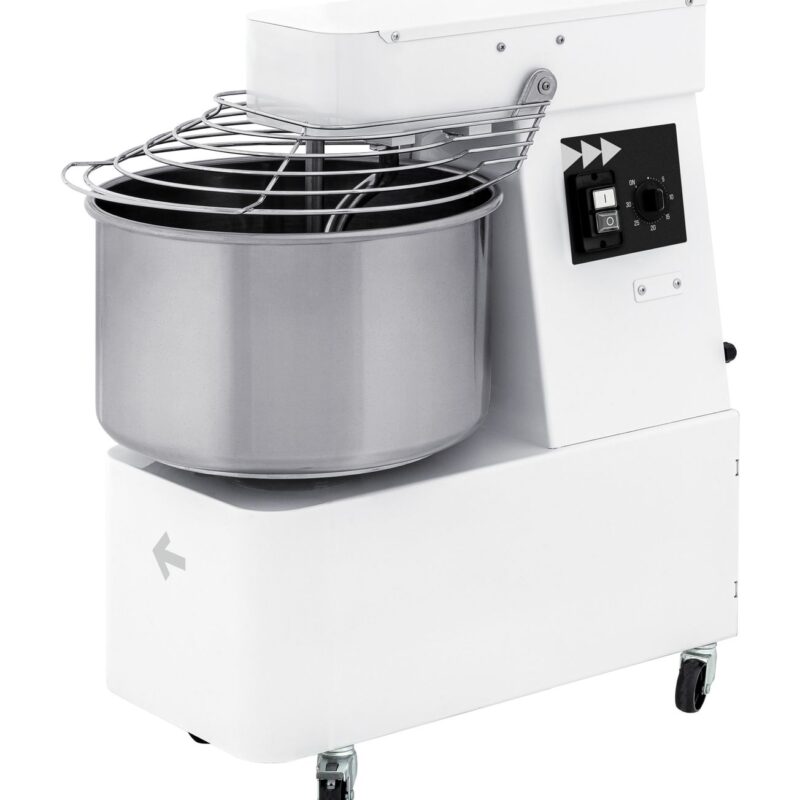 Spiralinė tešlos maišyklė su fiksuota galvute ir dubeniu, 32 l, Prismafood, 88 kg/h, 32L, 400V/1100W, 435x750x(H)810mm
