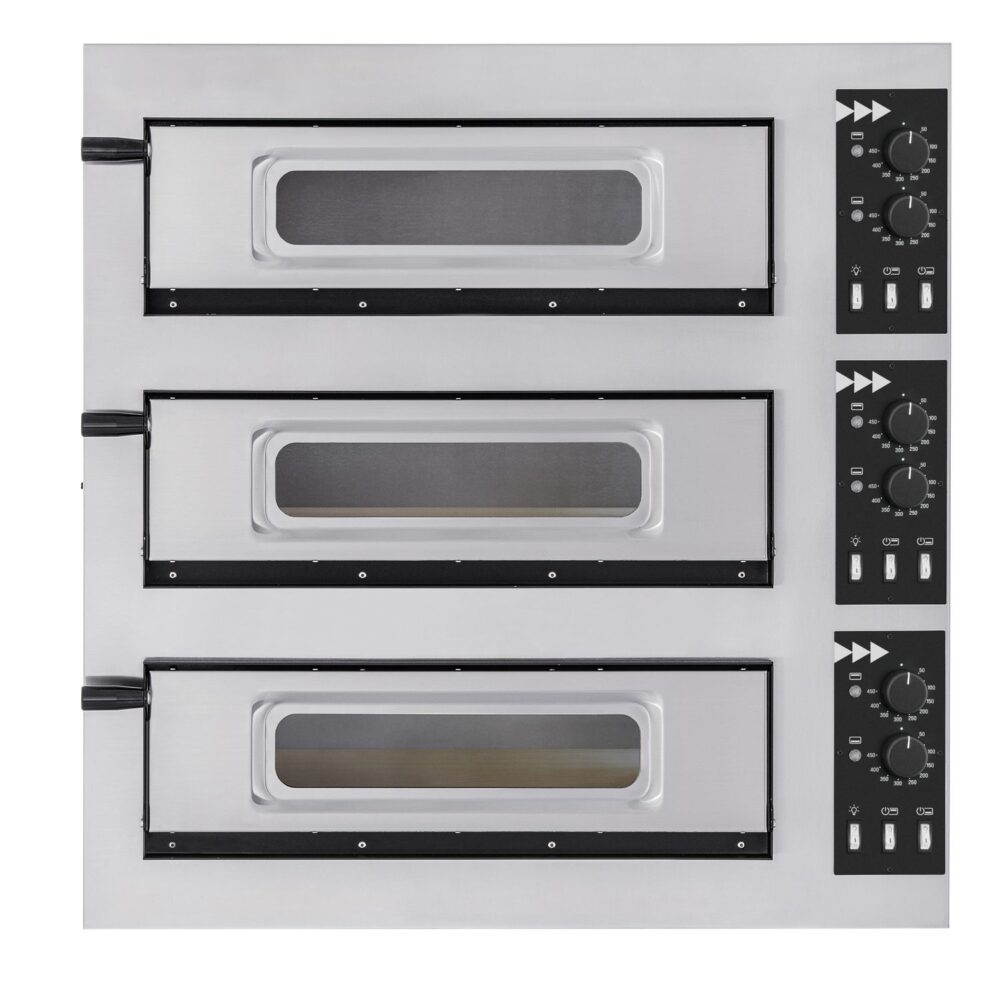Picos orkaitė 3 lygių BASIC 3/50 GLASS AND LIGHT, Prismafood, 400V/1200W, 915x690x(H)900mm