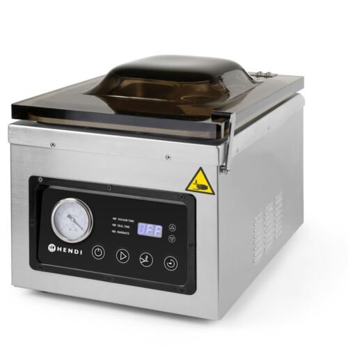 201428_L_2019_IMGP6038 Vakuuminio pakavimo mašina – su kamera 260, HENDI, Profi Line, Sandarinimo juosta 260 mm, 240V/1000W, 330x480x(H)361mm