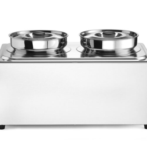 Rinkinys: Marmitas HENDI Ranger + 2x 4L talpykla su dangčiu, HENDI, 8L, 220-240V/1000W, 604x332x(H)315mm