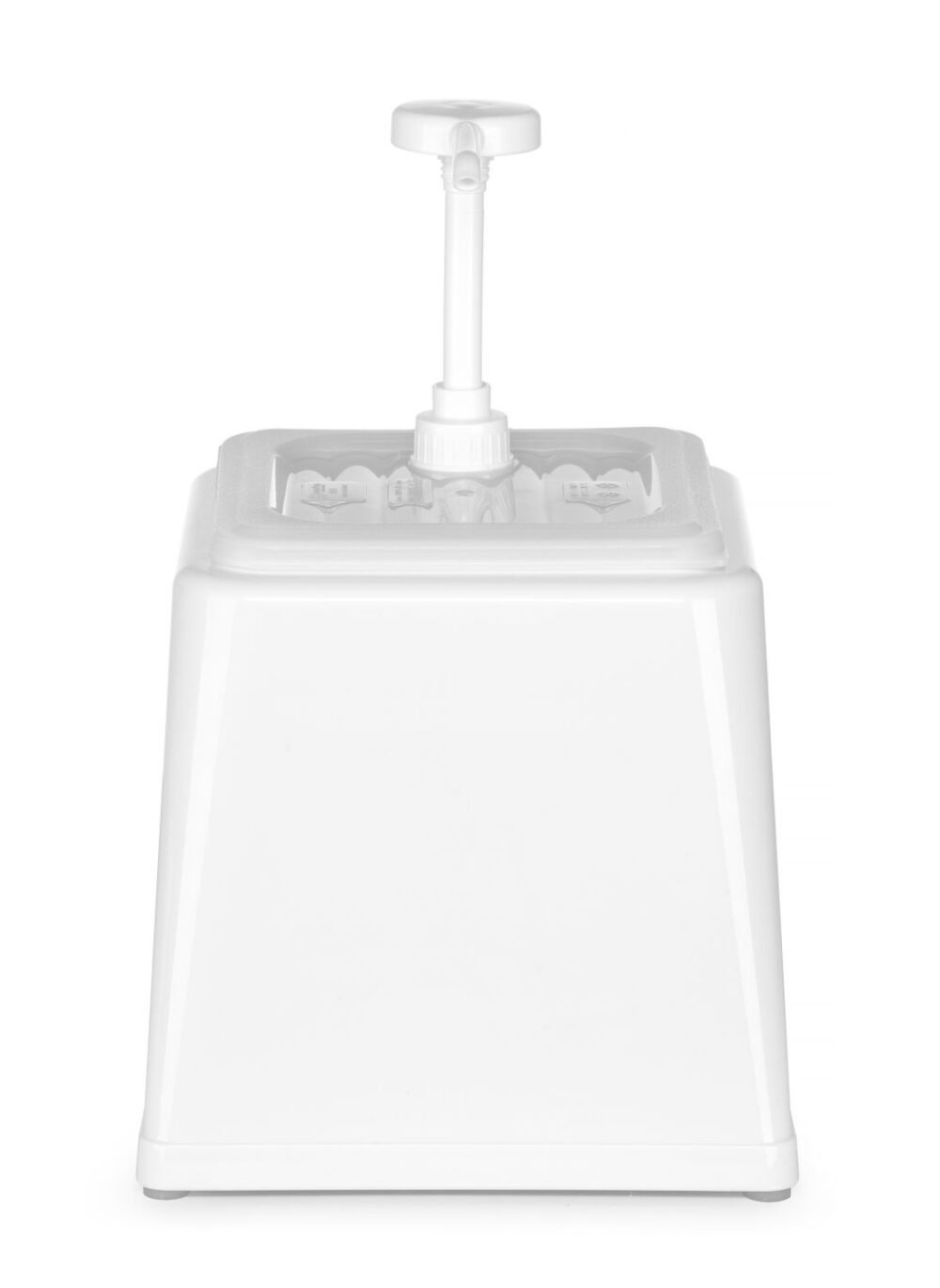Padažų dozatorius su siurbliu, HENDI, 2,5L, Balta, 230x210x(H)327mm