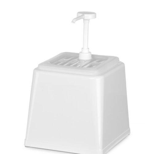 Padažų dozatorius su siurbliu, HENDI, 2,5L, Balta, 230x210x(H)327mm