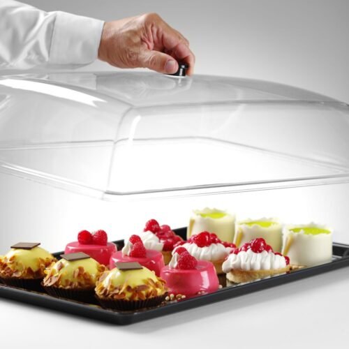 Stačiakampis padėklas su dangčiu, HENDI, GN 1/1, 535x335x(H)165mm