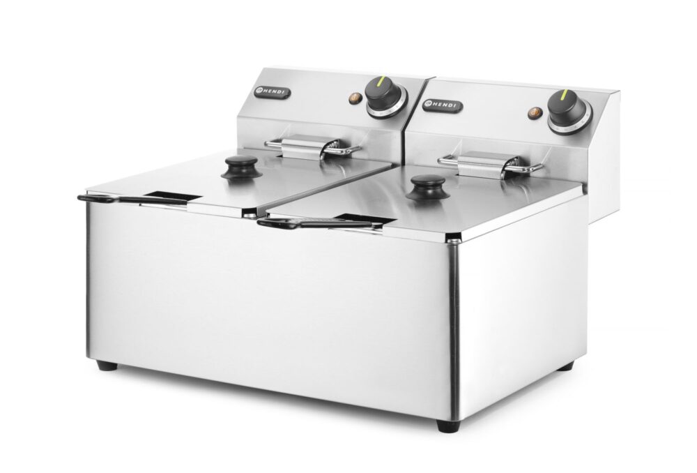 Gruzdintuvė Kitchen Line - 2x 8L, HENDI, Kitchen Line, 16L, 230V/7000W, 542x430x(H)351mm