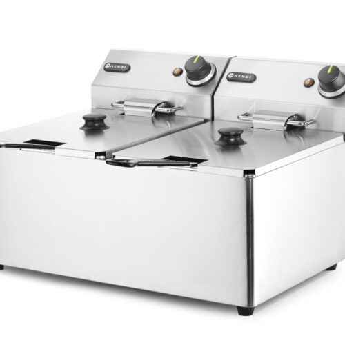 Gruzdintuvė Kitchen Line - 2x 8L, HENDI, Kitchen Line, 16L, 230V/7000W, 542x430x(H)351mm