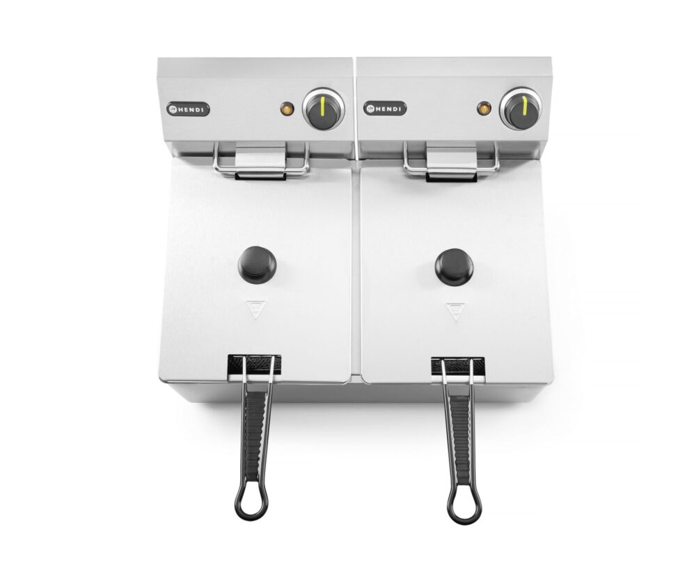 Gruzdintuvė Kitchen Line - 2x 8L, HENDI, Kitchen Line, 16L, 230V/7000W, 542x430x(H)351mm