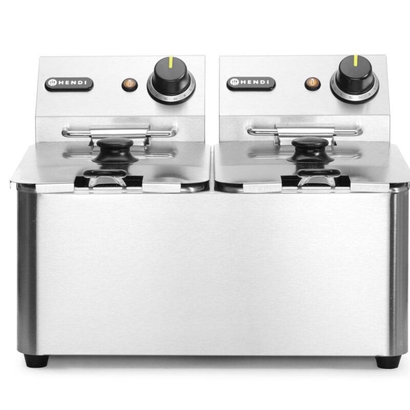 Gruzdintuvė Kitchen Line - 2x4L, HENDI, Kitchen Line, 8L, 230V/6000W, 470x380x(H)315mm