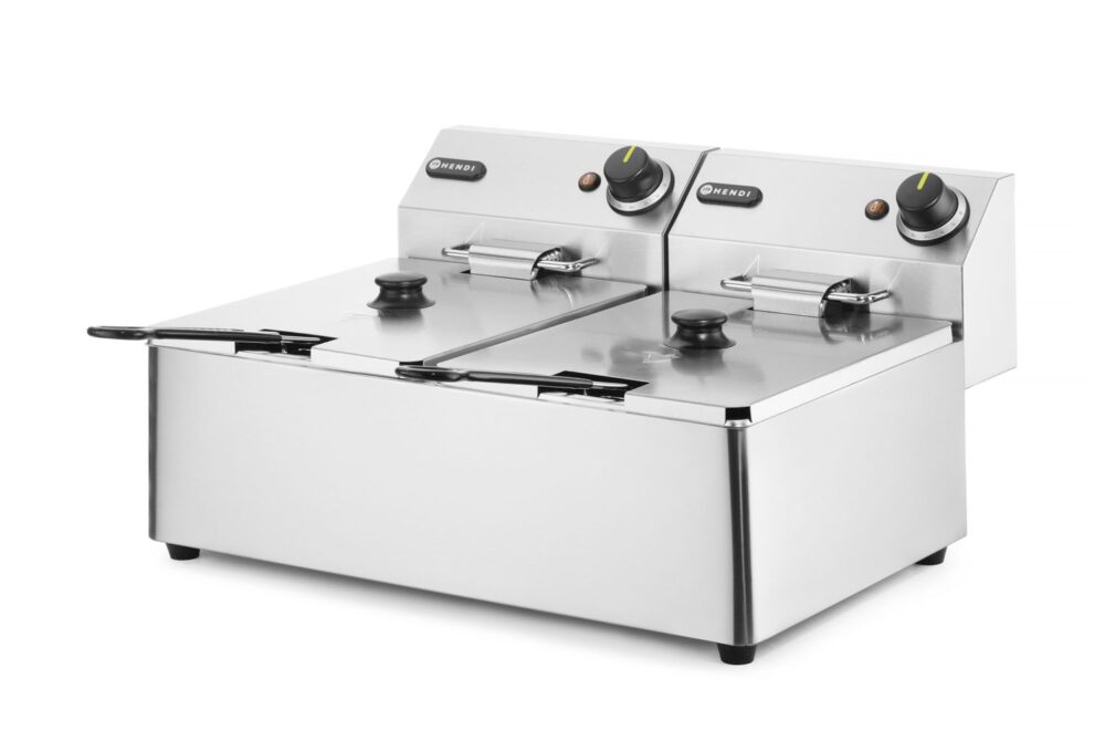 Gruzdintuvė Kitchen Line - 2x 6L, HENDI, Kitchen Line, 12L, 230V/6600W, 550x430x(H)305mm