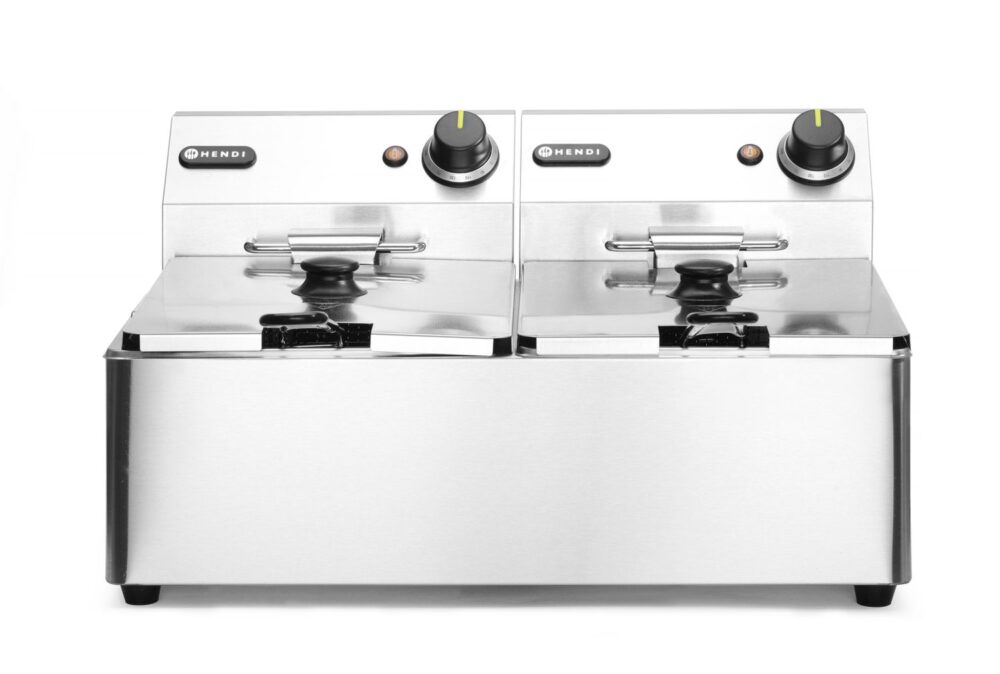 Gruzdintuvė Kitchen Line - 2x 6L, HENDI, Kitchen Line, 12L, 230V/6600W, 550x430x(H)305mm
