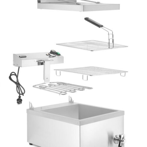 205914_OBW_2021_03_schemat_2_IMG9347 Gruzdintuvė spurgoms, HENDI, 12L, 230V/3500W, 630x860x(H)438mm