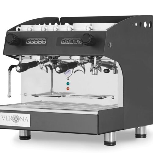 Kavos virimo aparatas Julia Compact, 2 grupių, automatinis, HENDI, Juodas, 230V/2700W, 475x563x(H)530mm