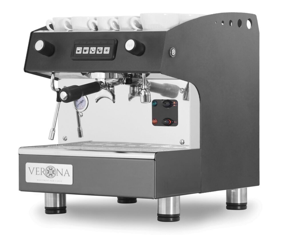 Kavos virimo aparatas Romeo, 1 grupės, automatinis, HENDI, Kavos virimo aparatas VERONA ROMEO, 1 grupė - automatinis, 230V/1800W, 375x530x(H)485mm