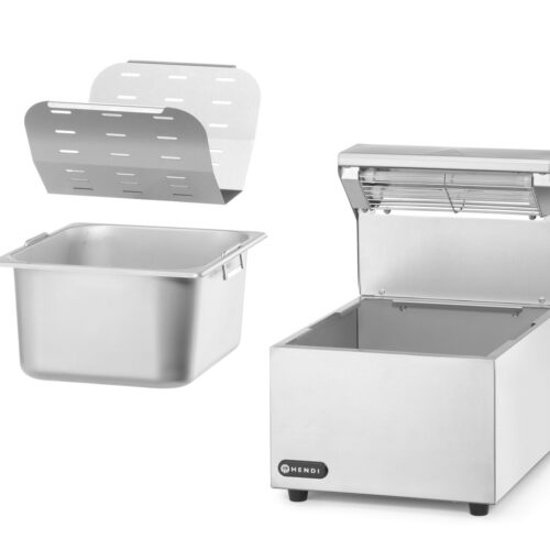 Prancūziškų bulvyčių šildytuvas, HENDI, GN 1/2, 220-240V/400W, 357x267x(H)376mm