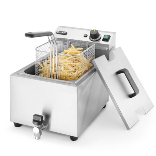 Gruzdintuvė Profi Line su išleidimo čiaupu, 8 l, HENDI, Profi Line, 8L, Šviesiai pilkas, 230V/3500W, 305x515x(H)354mm