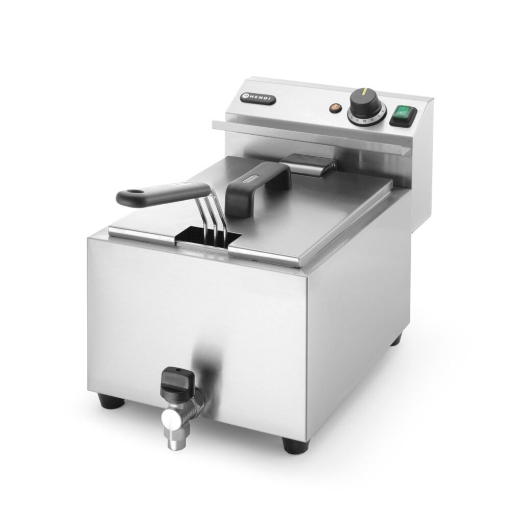 Gruzdintuvė Profi Line su išleidimo čiaupu, 8 l, HENDI, Profi Line, 8L, Šviesiai pilkas, 230V/3500W, 305x515x(H)354mm