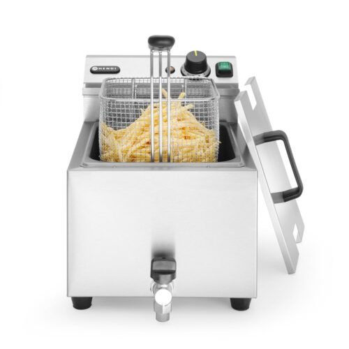 Gruzdintuvė Profi Line su išleidimo čiaupu, 8 l, HENDI, Profi Line, 8L, Šviesiai pilkas, 230V/3500W, 305x515x(H)354mm