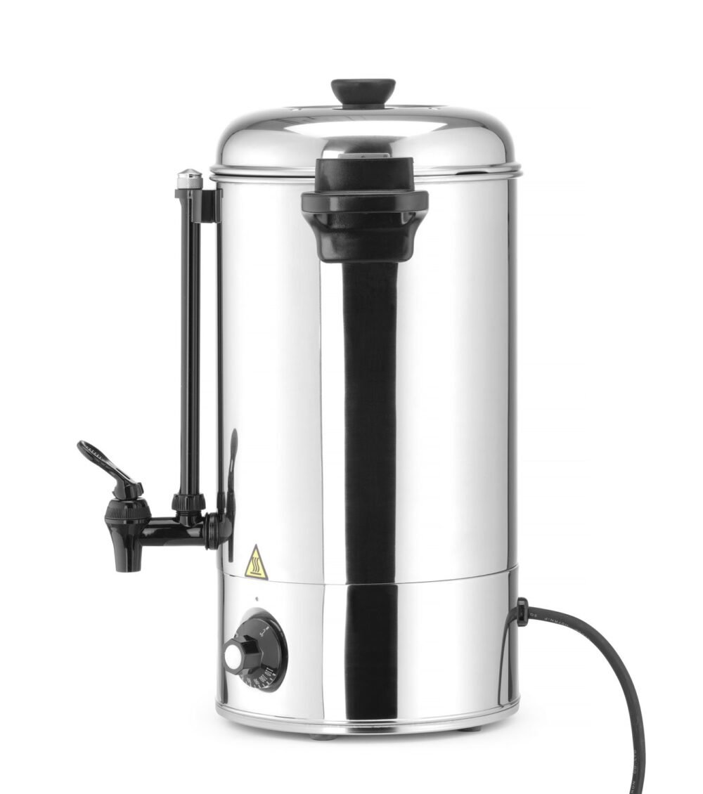 Vandens virimo aparatas viensluoksnėmis sienelėmis, HENDI, 9L, Sidabro, 230V/2200W, 370x332x(H)472mm