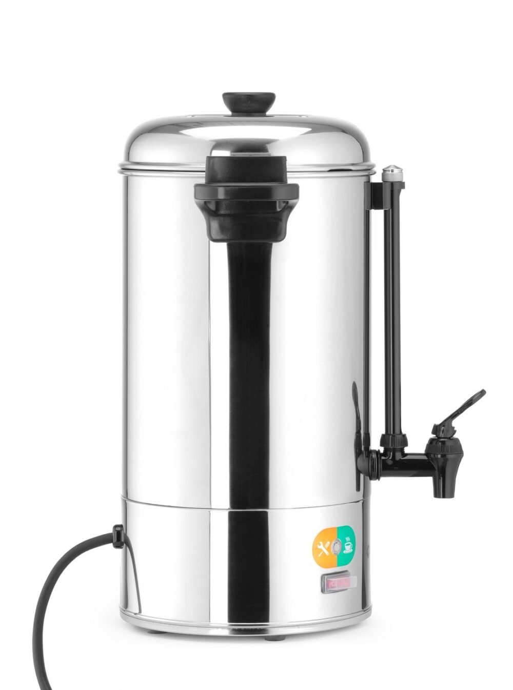 Vandens virimo aparatas viensluoksnėmis sienelėmis, HENDI, 9L, Sidabro, 230V/2200W, 370x332x(H)472mm