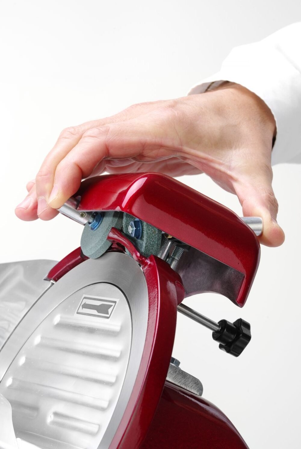 Pjaustyklė 250 Red Edition, HENDI, Profi Line, 220-240V/320W, 514x484x(H)373mm