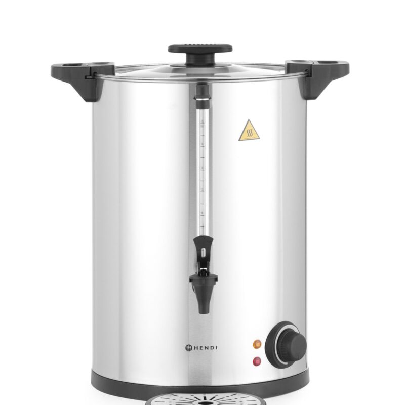 Dvigubos sienelės karštų gėrimų virimo aparatas, HENDI, 17L, 220-240V/2500W, 415x382x(H)480mm
