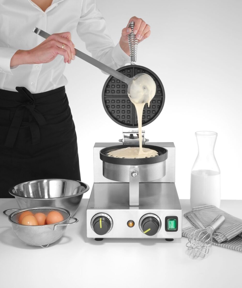 Apvali vaflinė belgiškiems vafliams, HENDI, 230V/1000W, 250x491x(H)285mm