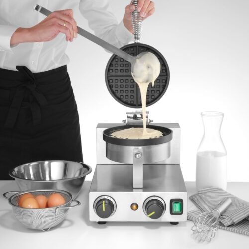 Apvali vaflinė belgiškiems vafliams, HENDI, 230V/1000W, 250x491x(H)285mm
