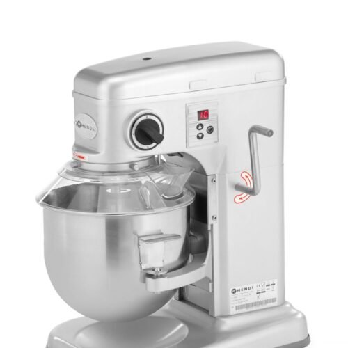Planetarinis maišytuvas, HENDI, Kitchen Line, 7L, Sidabro, 220-240V/650W, 317x440x(H)490mm