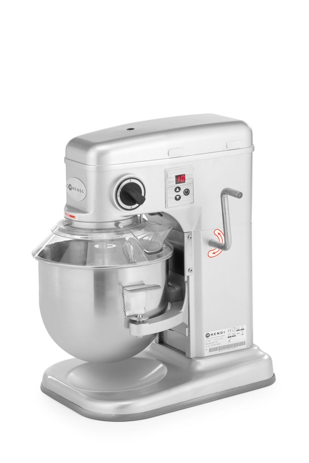 Planetarinis maišytuvas, HENDI, Kitchen Line, 7L, Sidabro, 220-240V/650W, 317x440x(H)490mm