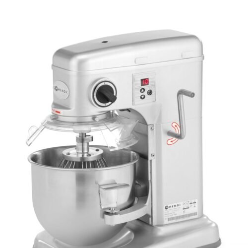 Planetarinis maišytuvas, HENDI, Kitchen Line, 7L, Sidabro, 220-240V/650W, 317x440x(H)490mm