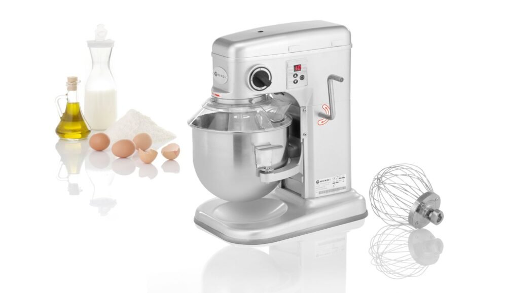 Planetarinis maišytuvas, HENDI, Kitchen Line, 7L, Sidabro, 220-240V/650W, 317x440x(H)490mm