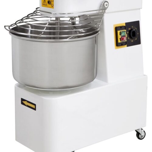 Spiralinė tešlos maišyklė su įtvirtintu dubeniu, 2 greičiai, 48 l, HENDI, 128 kg/val., 48L, 400V/2200W, 480x805x(H)850mm