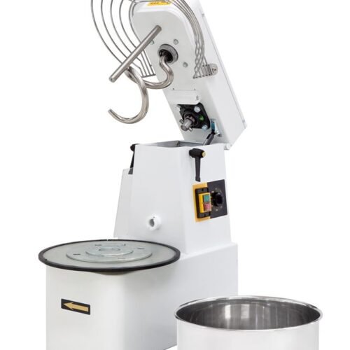 222911 Spiralinė tešlos maišyklė su nuimamu dubeniu, 2 greičiai, 22 l, Prismafood, 56 kg/h, 22L, 400V/1100W, 390x670x(H)735mm