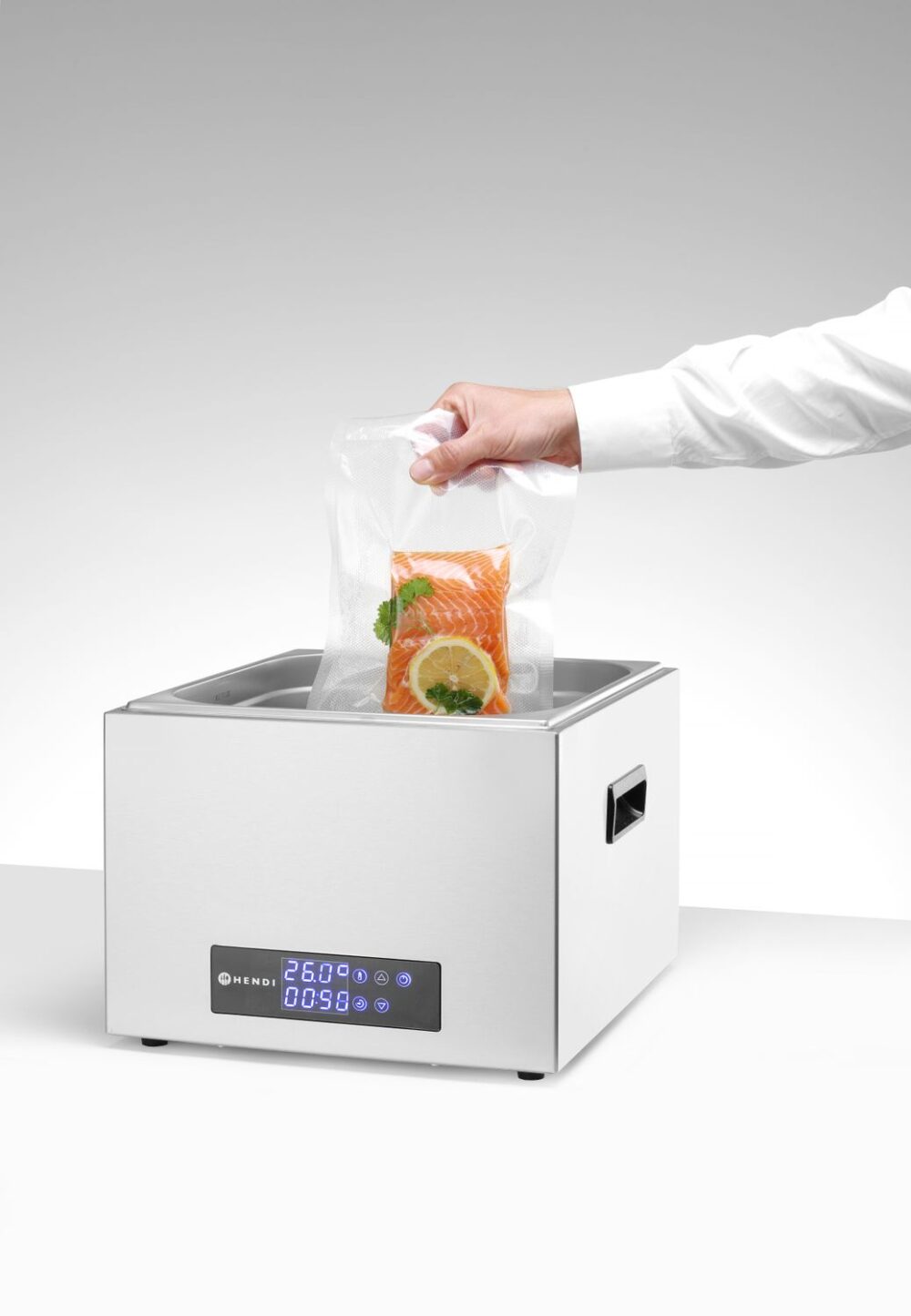 Lėtpuodis sous vide maistui gaminti GN 2/3, HENDI, 13L, 230V/400W, 343x395x(H)255mm