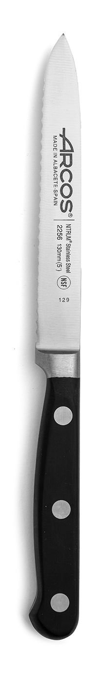 Pomidorų peilis, ÓPERA serija, Arcos, Juodas, (L)228mm