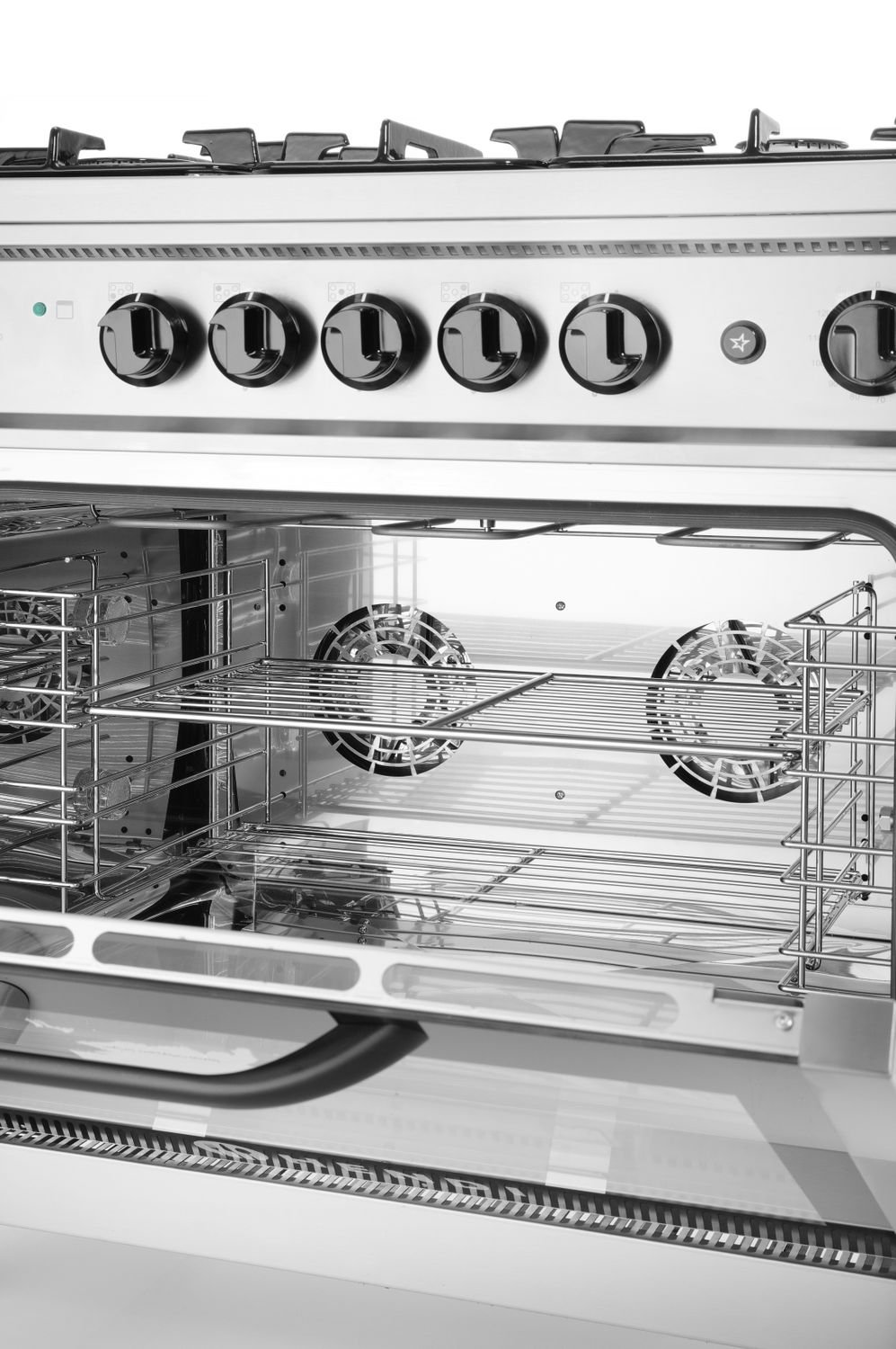 225707_ODW_2024_01_IMGP5812 Dujinė viryklė – 5 degikliai su elektrine orkaite, HENDI, Kitchen Line, Sidabro, 230V/2900W, 14,3kW, 900x653x(H)900mm