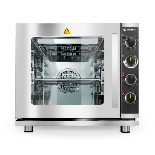 Konvekcinė garų krosnelė su griliu 4x GN 2/3, HENDI, Šviesiai pilkas, 230V/3000W, 625x585x(H)590mm