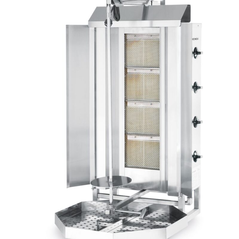Dujinis kebabų grilis, HENDI, Profi Line, 230V/16W, 13kW, 735x745x(H)1110mm